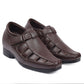 Bxxy's 3 Inch Hidden Height Increasing Elevator Faux Leather Sandals for Men