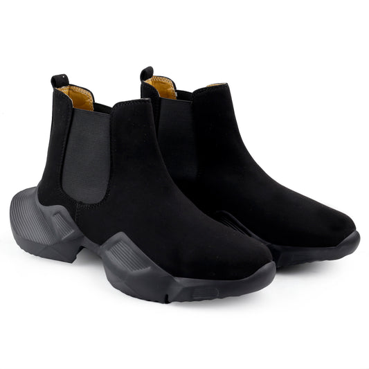 Bxxy's Suede Chelsea Slip-on Boots for Men