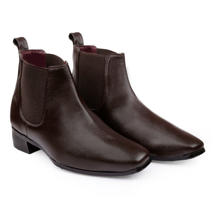 Men's Chelsea Boots WITH 2 Inches Heel Height Gain