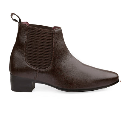 Men's Chelsea Boots WITH 2 Inches Heel Height Gain