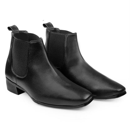 Men's Chelsea Boots WITH 2 Inches Heel Height Gain