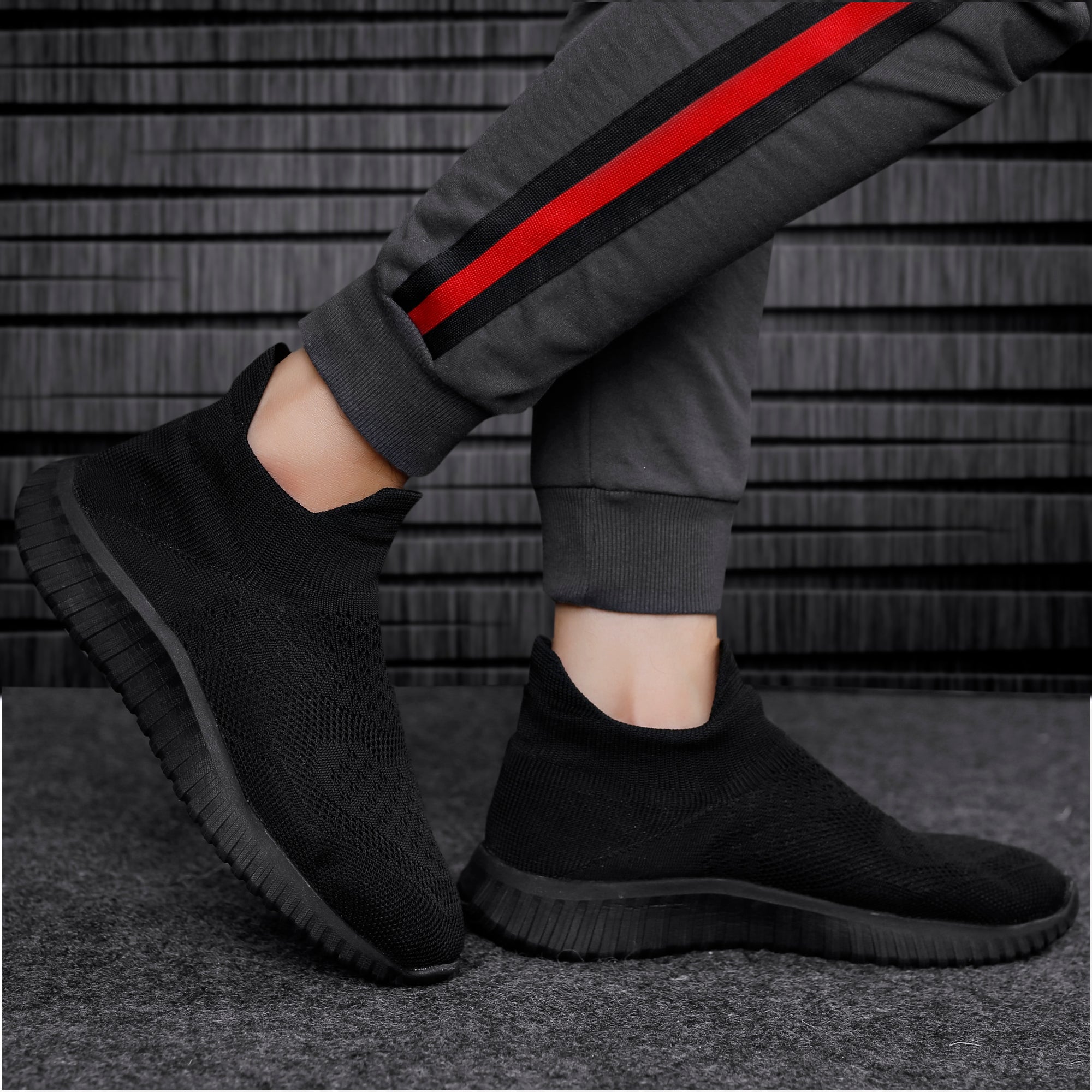 Women's Casual Knitted Sock Sneakers Comfortable Solid Color - Temu
