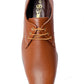 Men/s Height Increasing Derby Faux Upper Formal Wear Black Lace Up Shoes