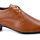 Men/s Height Increasing Derby Faux Upper Formal Wear Black Lace Up Shoes