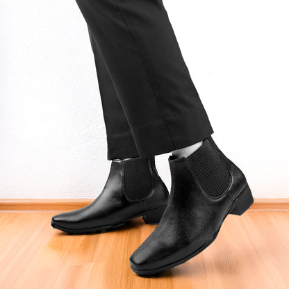 Men's Chelsea Boots WITH 2 Inches Heel Height Gain