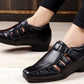 Men's 3 Inch Hidden Height Increasing Elevator Velcro Sandals