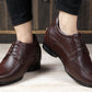 Bxxy's Faux Leather Semi Suede Classic Party Wear Lace-up Shoes for Men