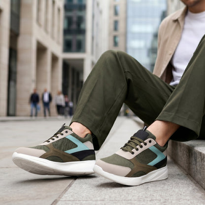 BXXY Mens 9 CM Hidden Height Increasing Shoes with EVA Sole