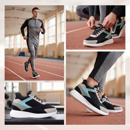 BXXY Mens 9 CM Hidden Height Increasing Shoes with EVA Sole