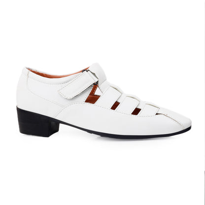 Bxxy Men's 2 inch Height Increasing Formal Roman Sandals