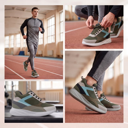 BXXY Mens 9 CM Hidden Height Increasing Shoes with EVA Sole