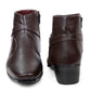 BXXY Men's New Height Increasing with Strapped Zipper and Buckle Boots for All Occassions and All Seasons