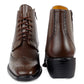 Men's Latest Formal / Semi-Formal Cow Boy Ankle Zipper Lace-Up Brogue Boots
