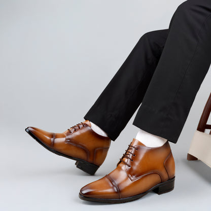 Men's Elevator Dress Shoes – 3.5 Inch (9CM) Height Increase