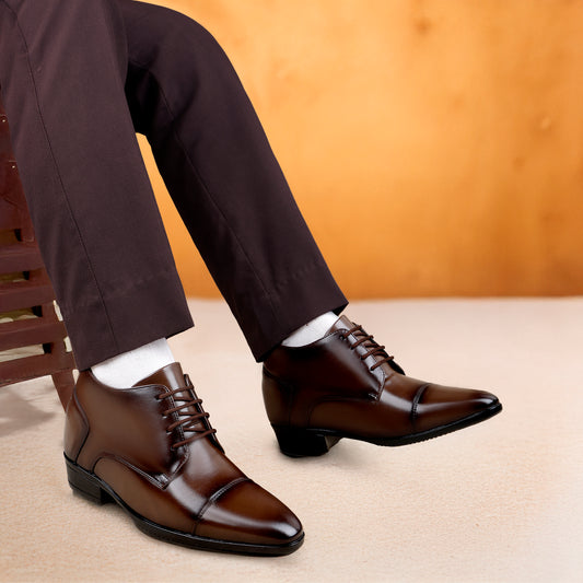 BXXY 9CM Elevator Shoes for Mens Invisible Height Lift