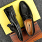 Bxxy's Faux Leather Partywear Slip-ons for Men