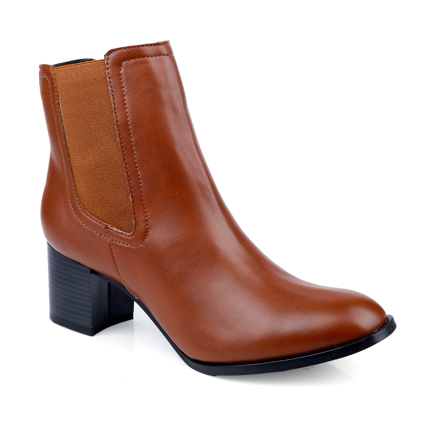 Women Zipper Boots with Heels