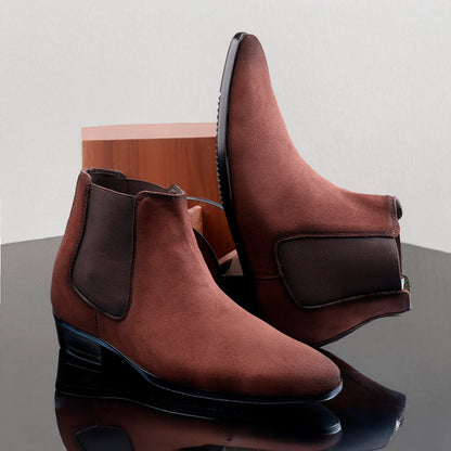 Men's 9CM Hidden Height Increasing Chelsea Boots