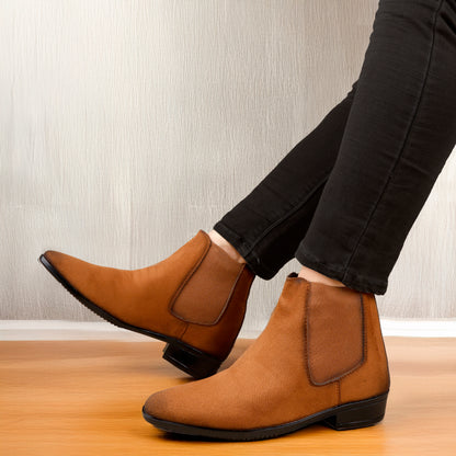 Men's 9CM Hidden Height Increasing Chelsea Boots