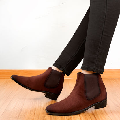 Men's 9CM Hidden Height Increasing Chelsea Boots