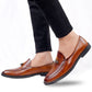 BXXY Men's Stylish Formal Faux Leather Mocassins Slip-On Shoes