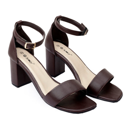 Bxxy Classic Black Block Heels with Versatile Elegance for Every