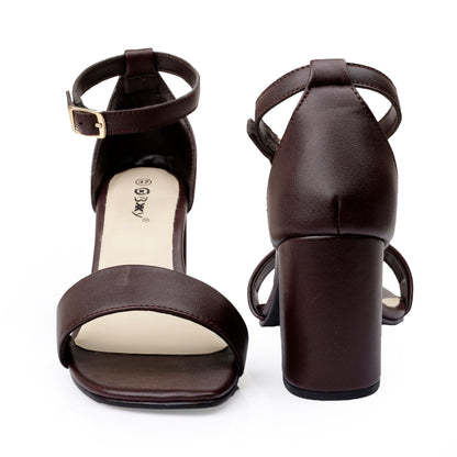 Bxxy Classic Black Block Heels with Versatile Elegance for Every