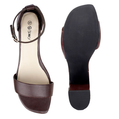 Bxxy Classic Black Block Heels with Versatile Elegance for Every