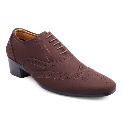 Men’s Elevator Suede Oxford Brogues