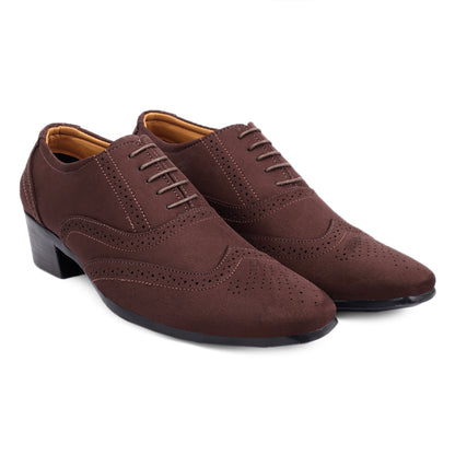 Men’s Elevator Suede Oxford Brogues