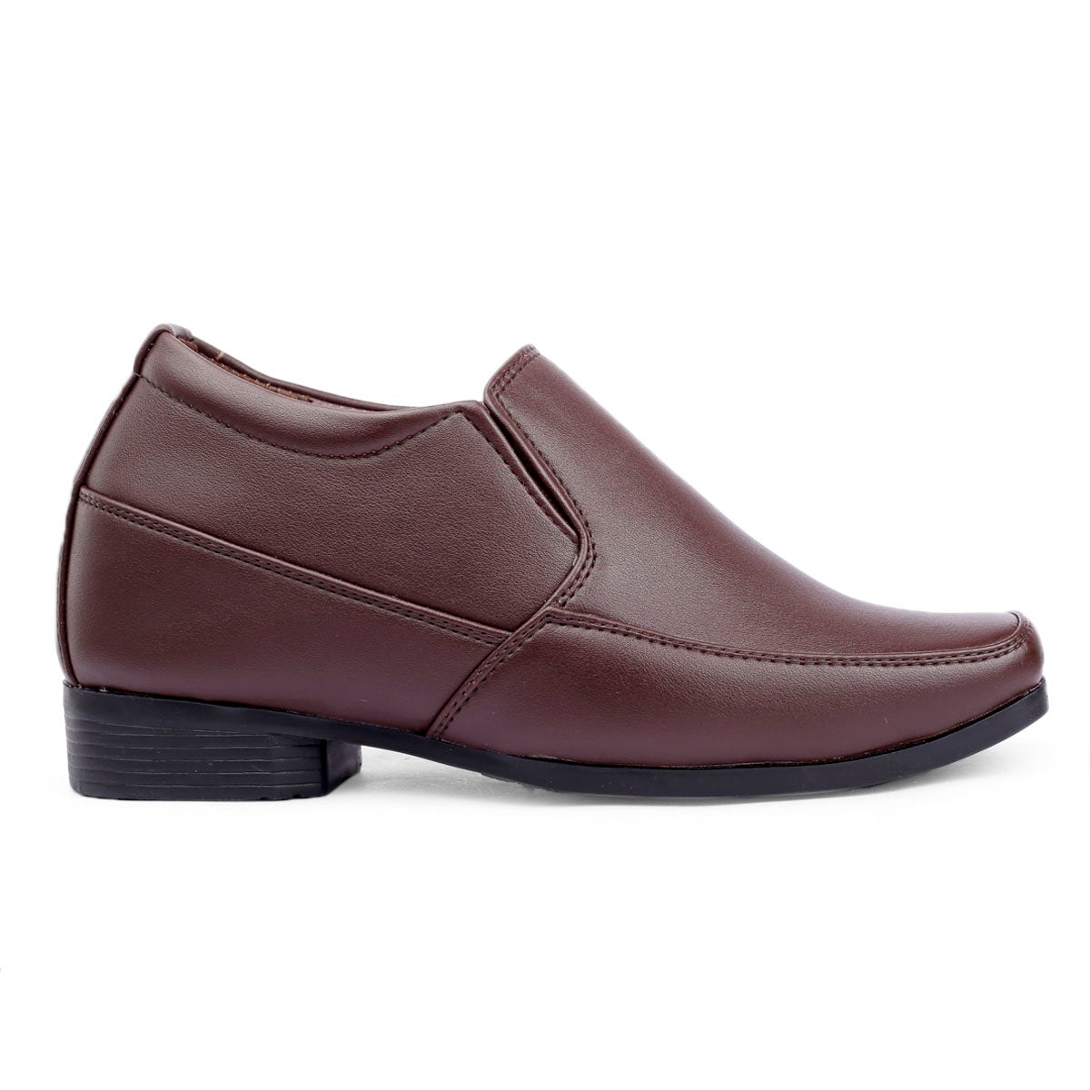 BXXY Mens 3 Inches Hidden Height Increasing Formal Wear Slipon Shoes