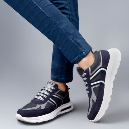 Men’s Cushioned Sports Sneakers for Outdoor & Indoor Use