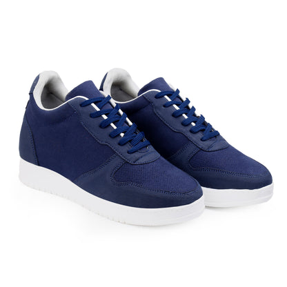 Men's 3-Inch Height Increase Sneakers with Hidden Heels