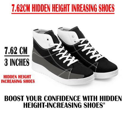 BXXY Mens Canvas High Top Sneakers Lightweight & Stylish