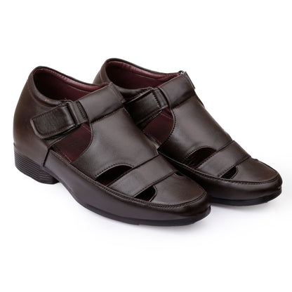 BXXY Comfort Height Sandals Invisible 7.62 CM Lift for Everyday Wear