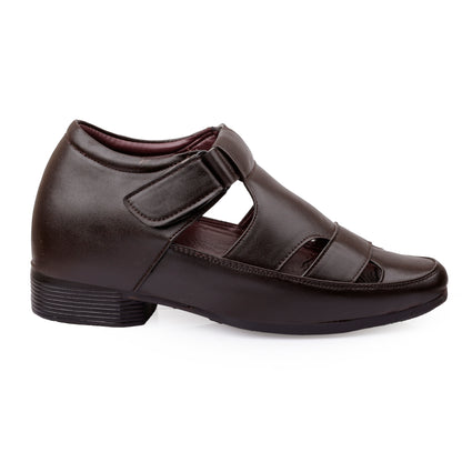 BXXY Comfort Height Sandals Invisible 7.62 CM Lift for Everyday Wear