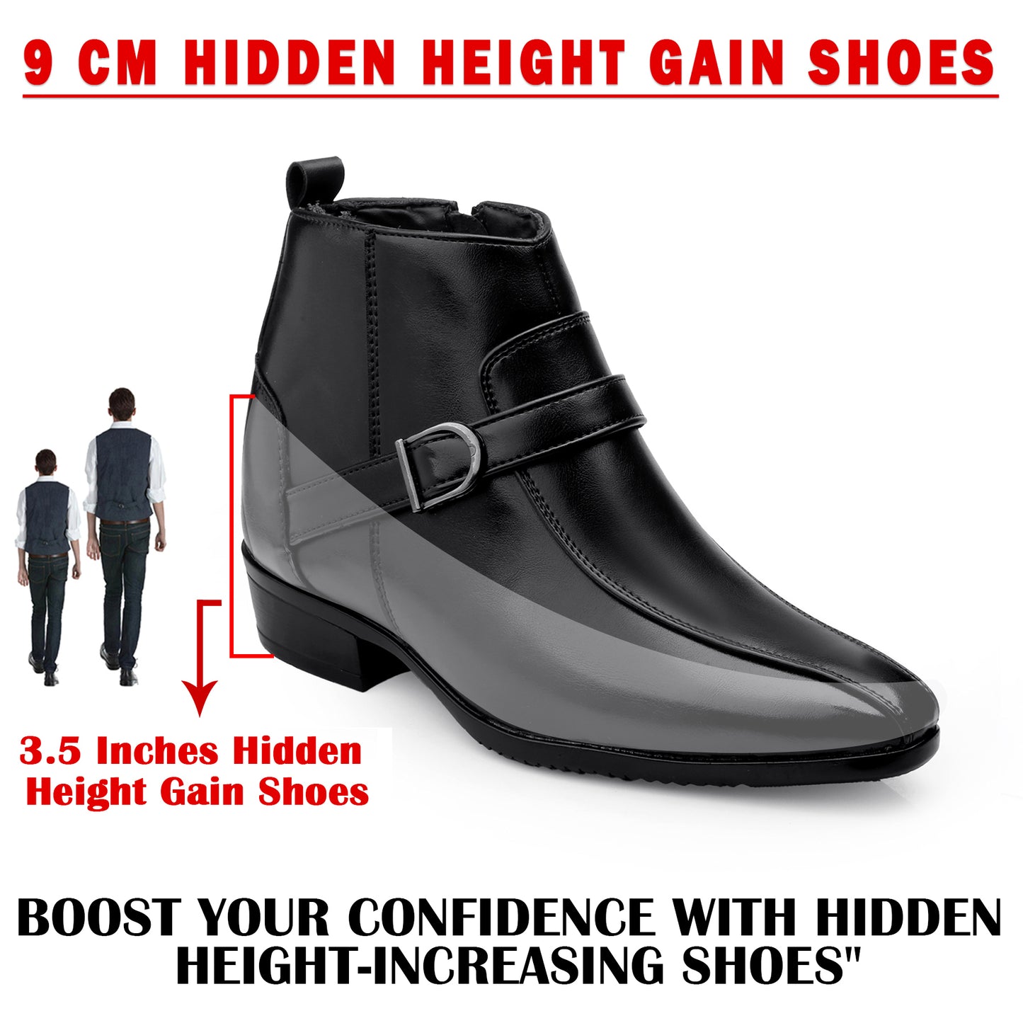 BXXY Elite Hidden Lift Boots Luxury Formal Collection