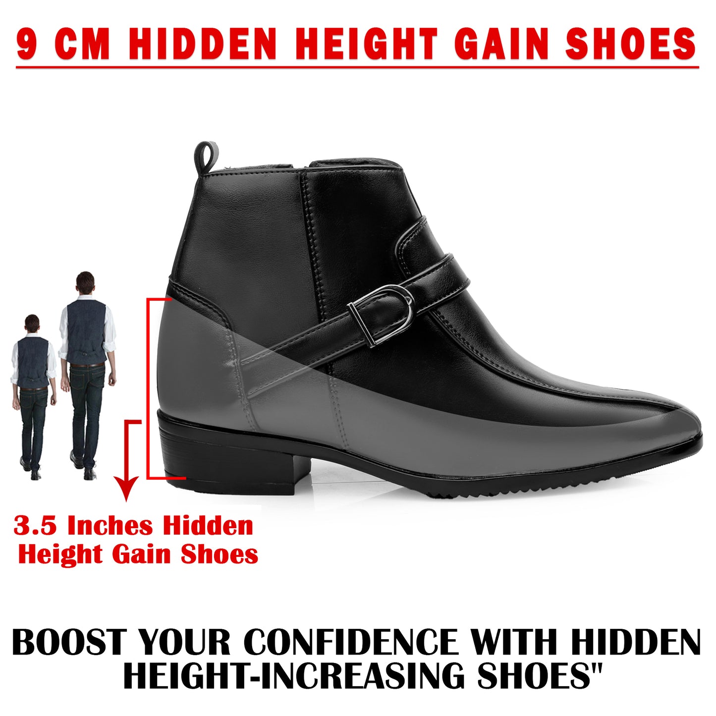 BXXY Elite Hidden Lift Boots Luxury Formal Collection