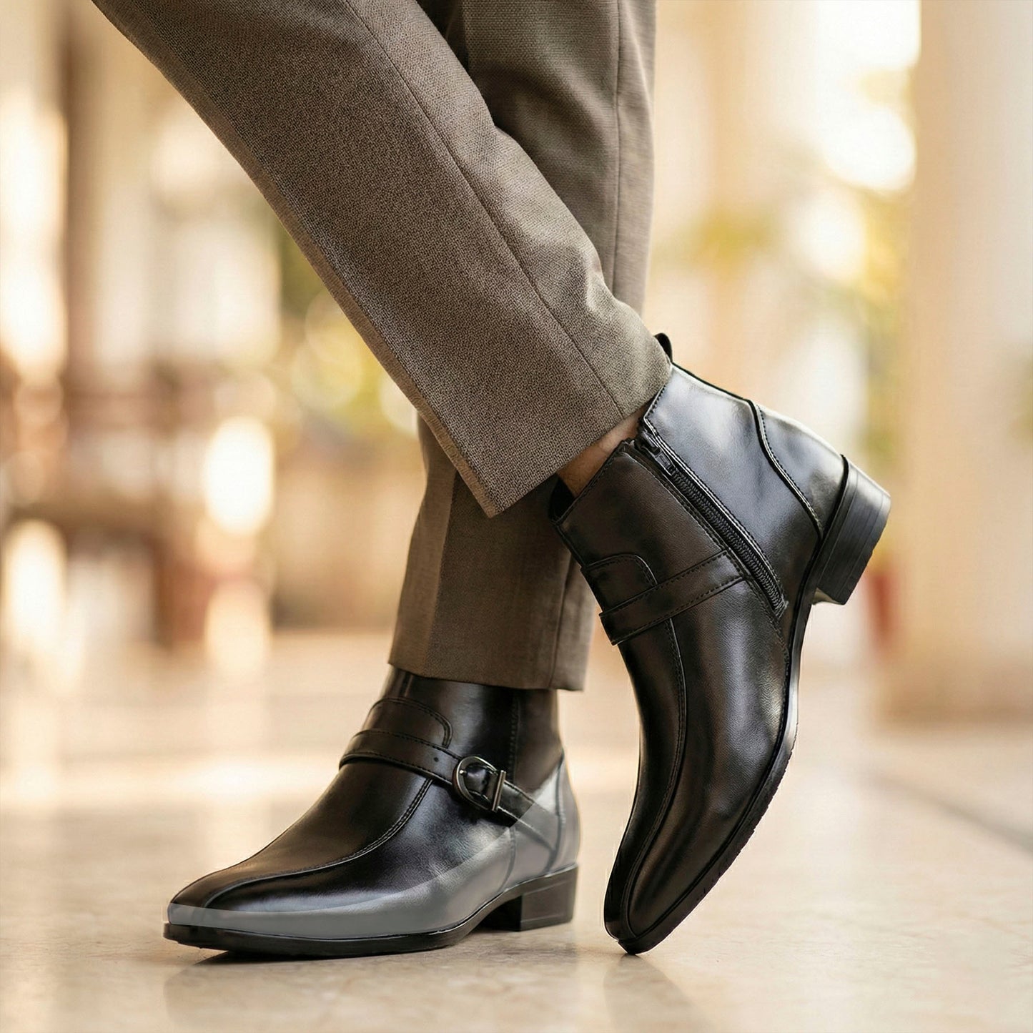 BXXY Elite Hidden Lift Boots Luxury Formal Collection