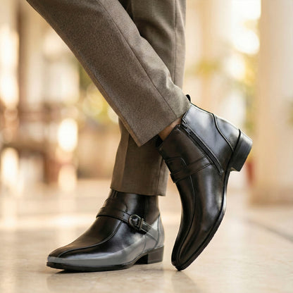 BXXY Elite Hidden Lift Boots Luxury Formal Collection
