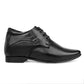 BXXY 3 Inch Elevator Formal Faux Leather Derby Shoes For Men