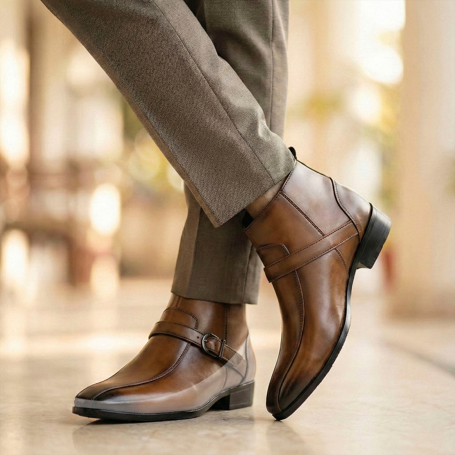 BXXY Elite Hidden Lift Boots Luxury Formal Collection
