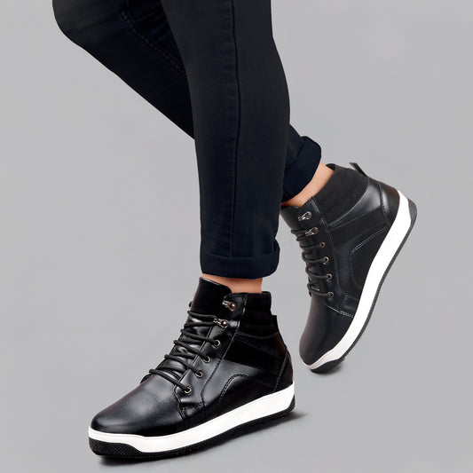 Men's 3.1 Inches Hidden Height Increasing Boots