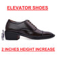 BXXY Men's Height Increasing Formal Office Wear Lace-Up Shoe