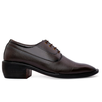 Bxxy Men's Height Increasing Formal Wear Lace-Up Shoes