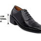 BXXY Men's Height Increasing Fashionable Formal and Casual Wear Lace-Up Shoe