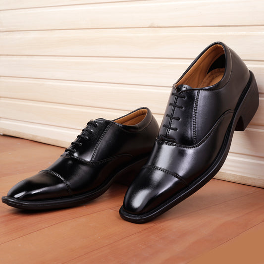 BXXY Men's Height Increasing Formal Office Wear Lace-Up Shoe