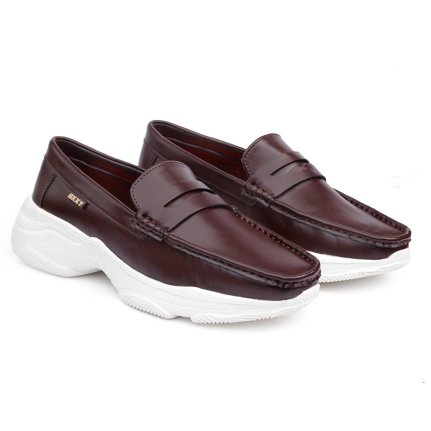 Bxxy's Vegan Leather Stylish Loafers for Men