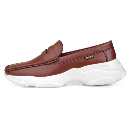 Bxxy's Vegan Leather Stylish Loafers for Men