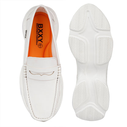 Bxxy's Vegan Leather Stylish Loafers for Men